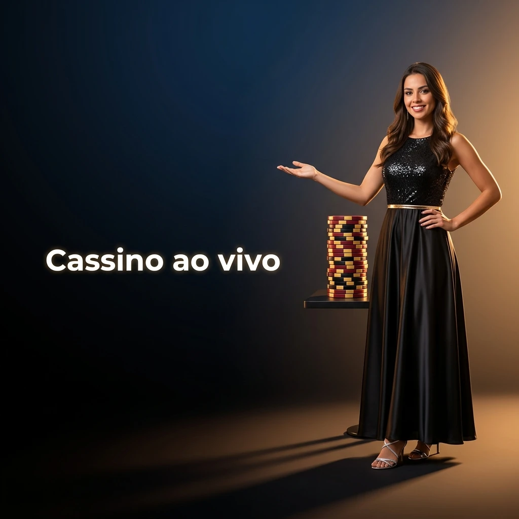 Dealer em cassino ao vivo com mesa e transmissão ao vivo, chat e jogos como roleta, blackjack e baccarat