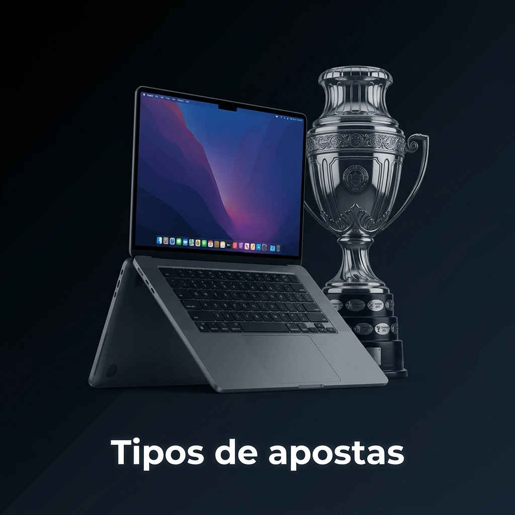 Infográfico dos tipos de apostas: simples, múltipla (expressa), sistema, dupla e handicap, com descrição do retorno