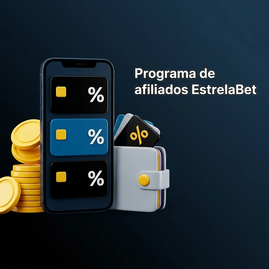 Programa de afiliados EstrelaBet com painel de métricas, comissões por desempenho, cliques, cadastros e suporte ao parceiro